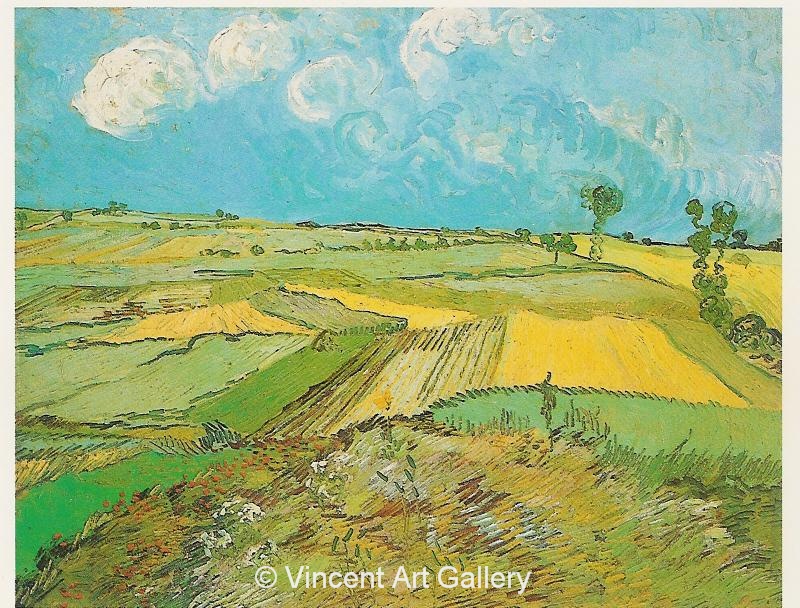 JH2102, Wheat Fields at Auvers Under Clouded Sky